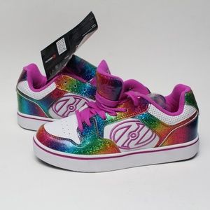 Heelys Kids Motion Plus 770631H White Pink Leather